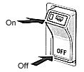 Rear window defogger switch